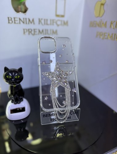 Iphone Taşlı Yıldız Kılıf