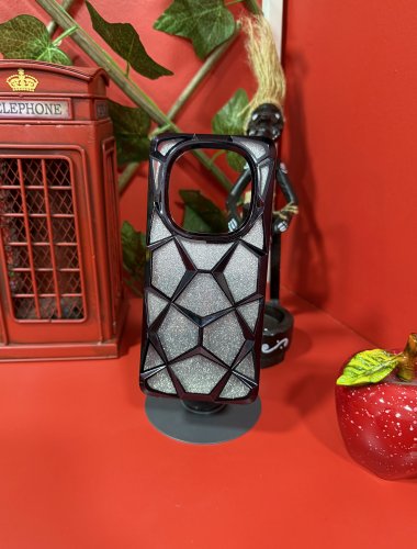 Iphone / Samsung / Redmi / Prizma Simli Slikon Kılıf