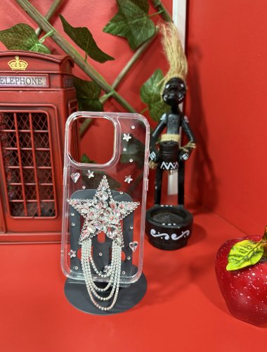 Iphone Premıum Taşlı ( Star Yıldız ) Kılıf