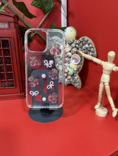 Iphone Kiraz Desen Kılıf