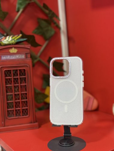 Simli Taşlı Slikon Kılıf